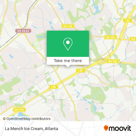 La Mench Ice Cream map