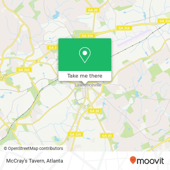 McCray's Tavern, 100 N Perry St Lawrenceville, GA 30046 map