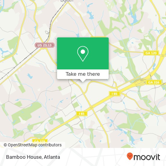 Mapa de Bamboo House, 2300 Pleasant Hill Rd Duluth, GA 30096