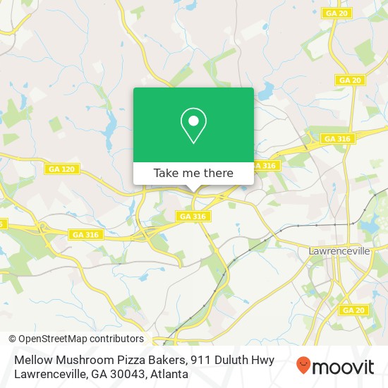 Mellow Mushroom Pizza Bakers, 911 Duluth Hwy Lawrenceville, GA 30043 map