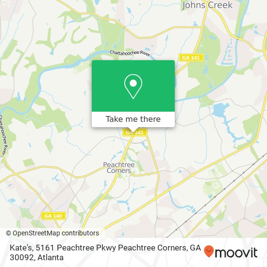 Kate's, 5161 Peachtree Pkwy Peachtree Corners, GA 30092 map