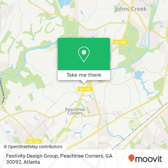 Festivity Design Group, Peachtree Corners, GA 30092 map