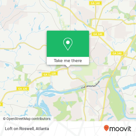 Mapa de Loft on Roswell