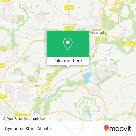 Mapa de Gymboree Store, 2049 North Point Cir Alpharetta, GA 30022