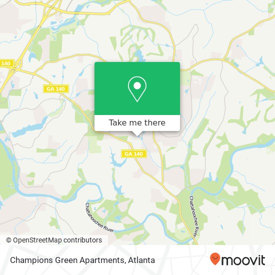 Champions Green Apartments map