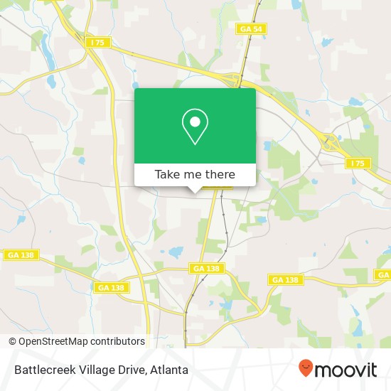 Mapa de Battlecreek Village Drive