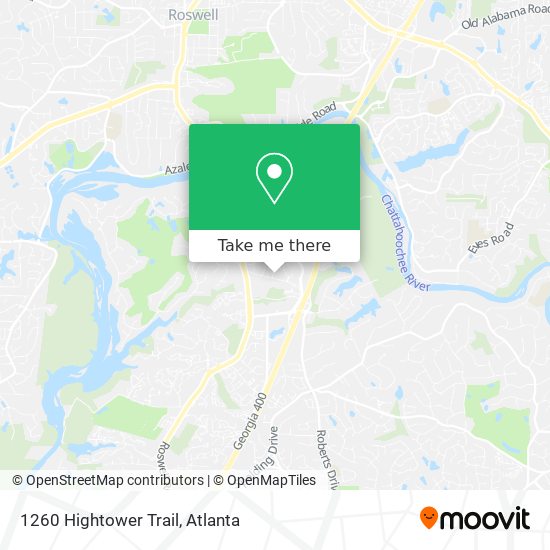 Mapa de 1260 Hightower Trail