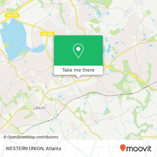 WESTERN UNION map