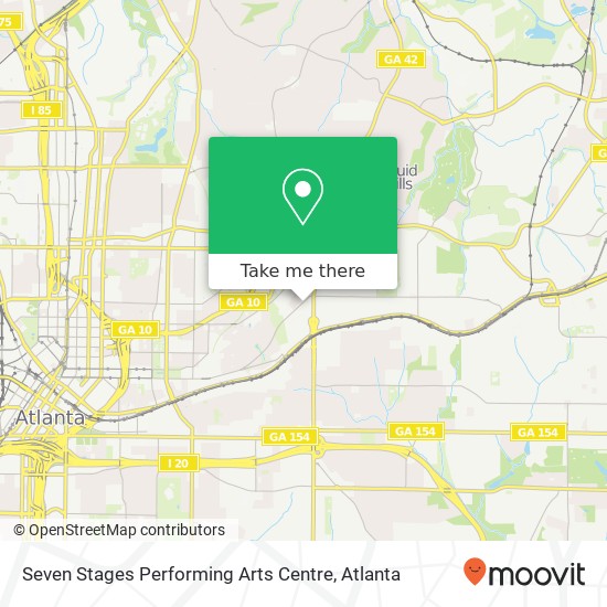 Mapa de Seven Stages Performing Arts Centre