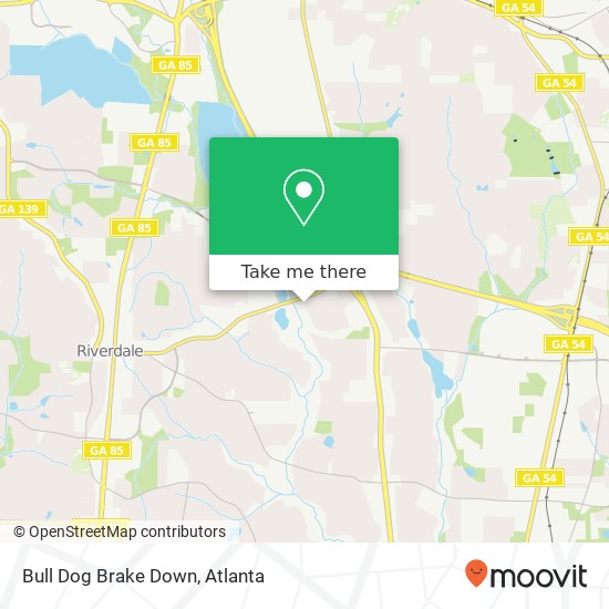 Bull Dog Brake Down map