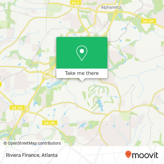 Riviera Finance map