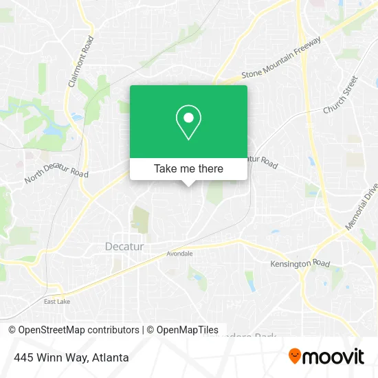 445 Winn Way map