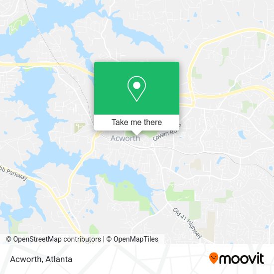 Acworth map