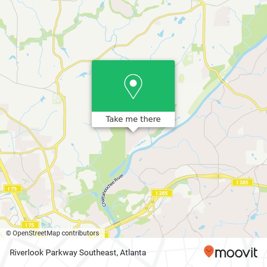 Mapa de Riverlook Parkway Southeast