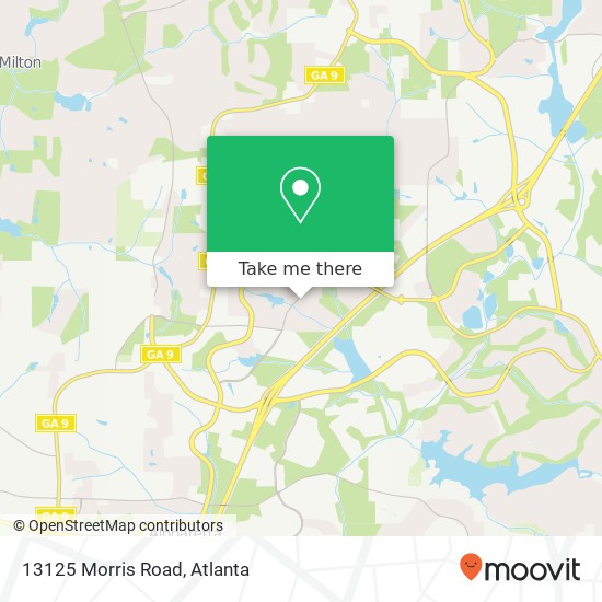 Mapa de 13125 Morris Road