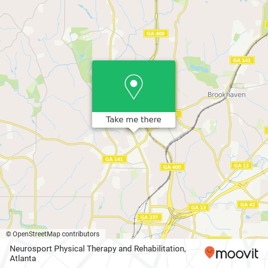 Neurosport Physical Therapy and Rehabilitation map