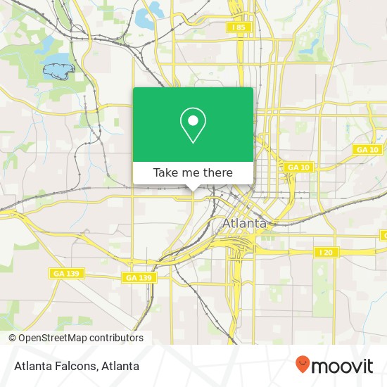 Atlanta Falcons map