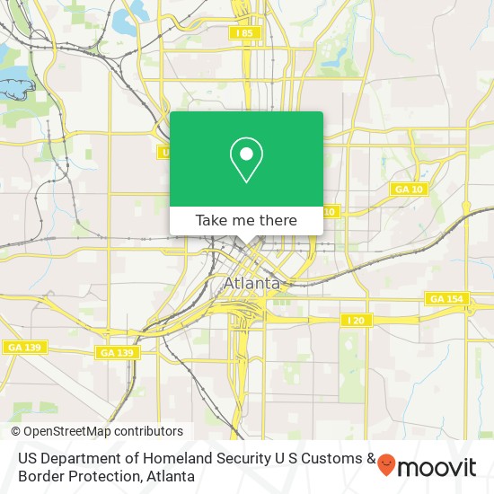 Mapa de US Department of Homeland Security U S Customs & Border Protection