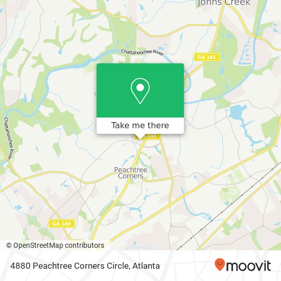 4880 Peachtree Corners Circle map