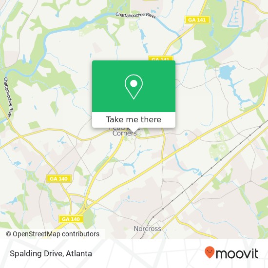 Mapa de Spalding Drive
