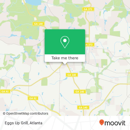 Mapa de Eggs Up Grill