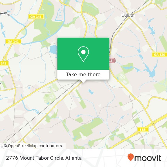 Mapa de 2776 Mount Tabor Circle