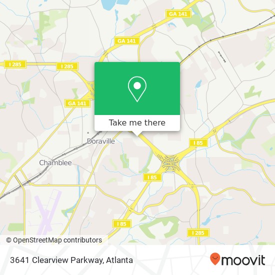 3641 Clearview Parkway map