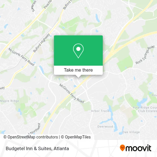 Budgetel Inn & Suites map