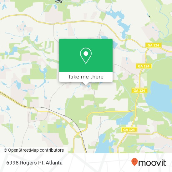 6998 Rogers Pt map