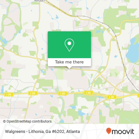 Walgreens - Lithonia, Ga #6202 map