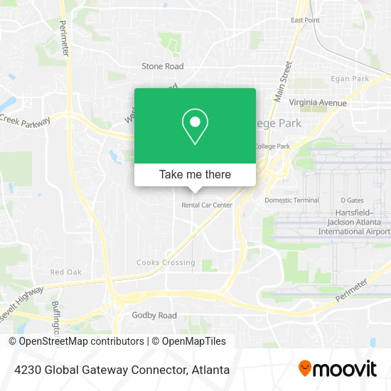 4230 Global Gateway Connector map