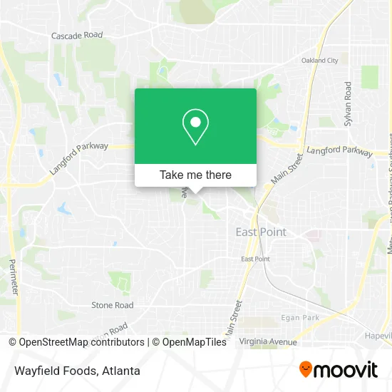 Wayfield Foods map