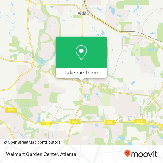 Walmart Garden Center map