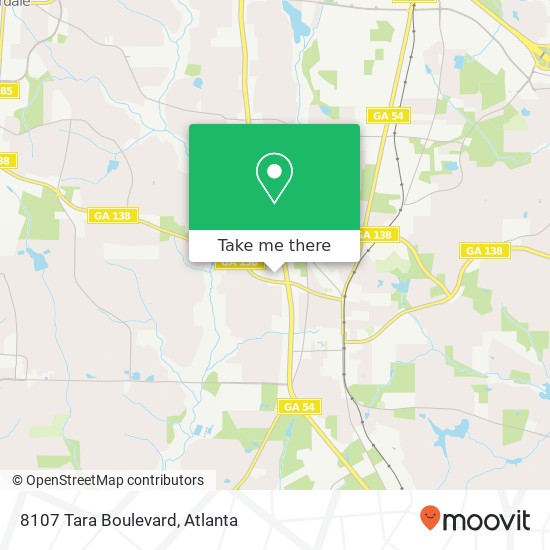 8107 Tara Boulevard map