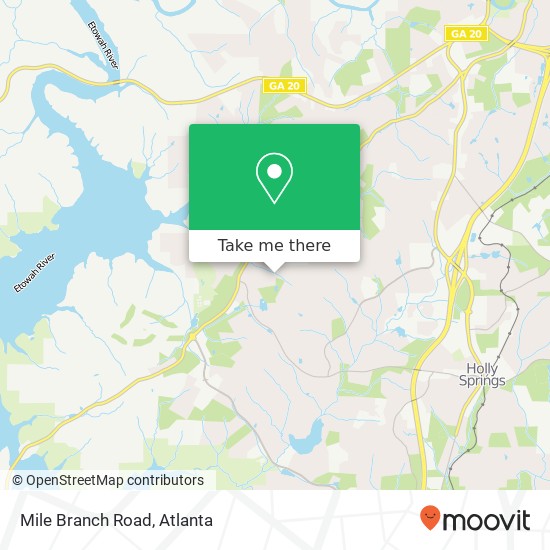 Mapa de Mile Branch Road