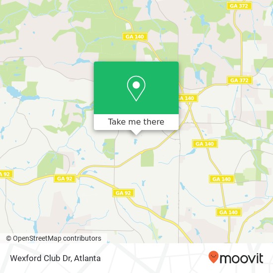 Wexford Club Dr map