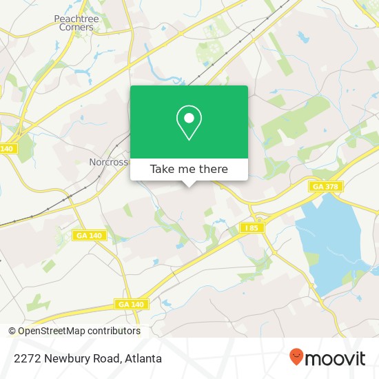 Mapa de 2272 Newbury Road