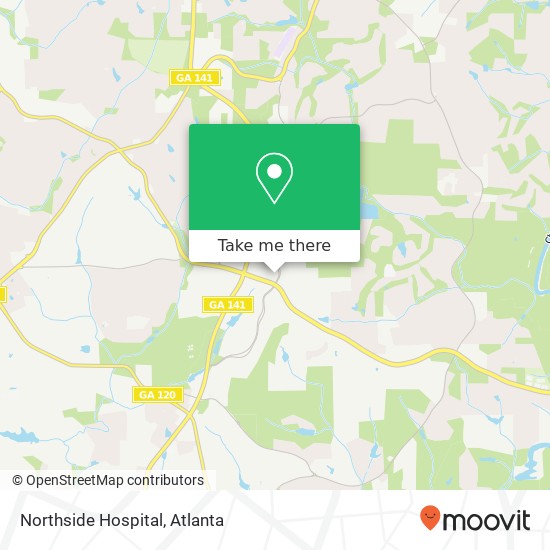 Northside Hospital map
