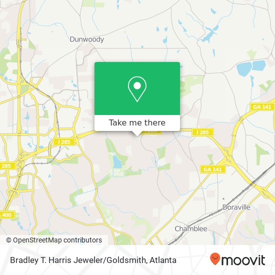 Bradley T. Harris Jeweler / Goldsmith map