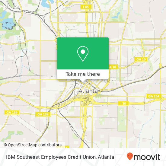 IBM Southeast Employees Credit Union map