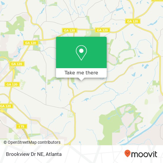 Brookview Dr NE map