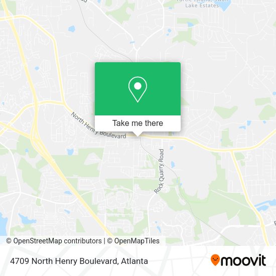 Mapa de 4709 North Henry Boulevard