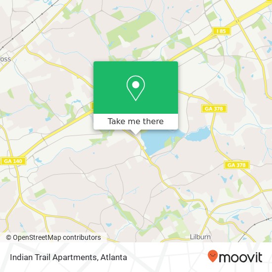 Indian Trail Apartments map