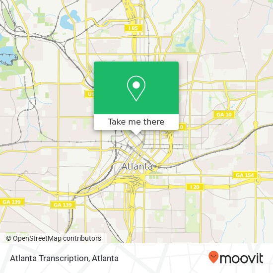 Mapa de Atlanta Transcription