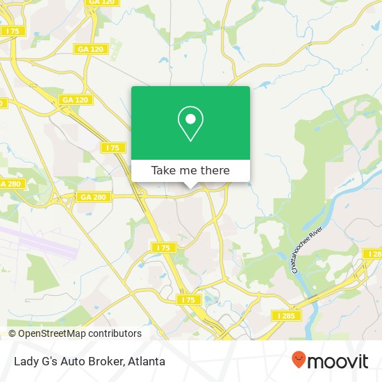 Mapa de Lady G's Auto Broker