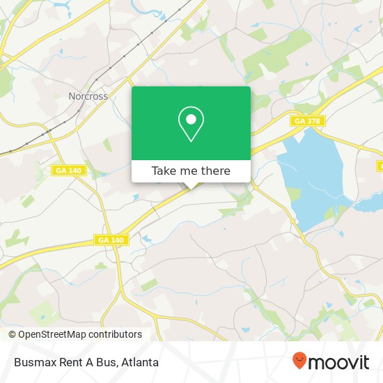 Busmax Rent A Bus map