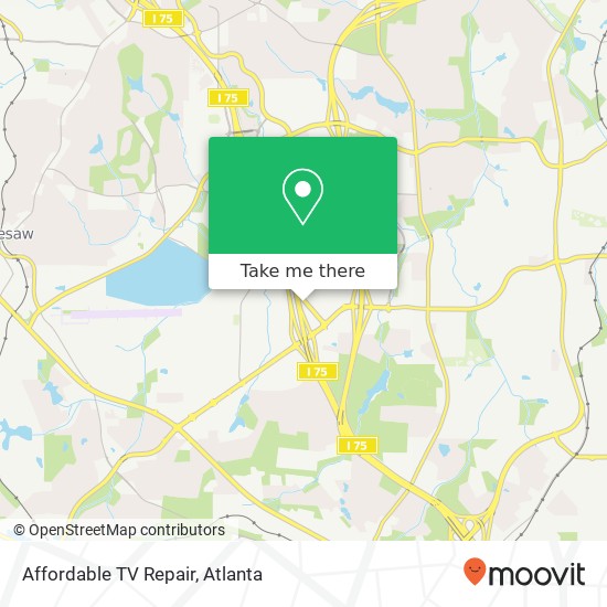 Mapa de Affordable TV Repair