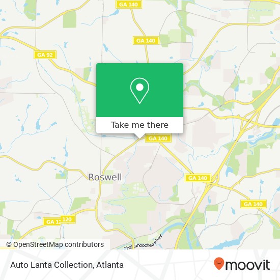 Auto Lanta Collection map