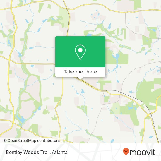 Bentley Woods Trail map