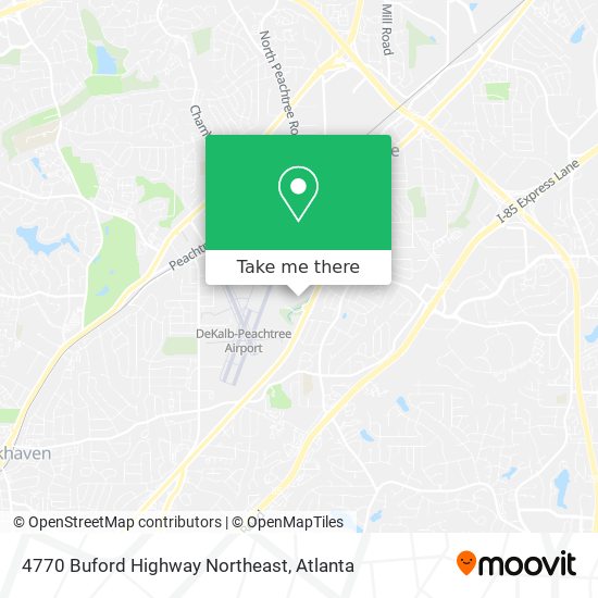 4770 Buford Highway Northeast map